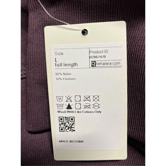 Brand New - Halara Women’s M Seamless Flow Butt Lifting Leggings Night’s Purple - Picture 11 of 14